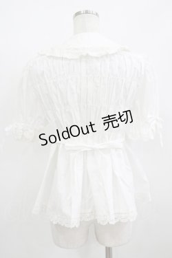 画像3: BABY,THE STARS SHINE BRIGHT / 半袖ベビードールブラウス Free オフ白 H-25-12-09-038-BA-BL-NS-ZH