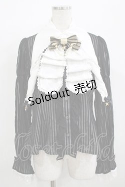 画像1: ALICE and the PIRATES / うさぎマジシャンのくるりんブラウス Free ブラック H-25-12-09-039-PA-BL-NS-ZH