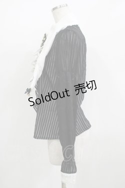 画像2: ALICE and the PIRATES / うさぎマジシャンのくるりんブラウス Free ブラック H-25-12-09-039-PA-BL-NS-ZH