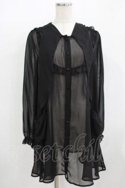 画像1: To Alice / 小悪魔フード付きアウター M ブラック H-25-12-09-040-LO-TO-NS-ZH