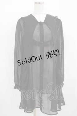 画像1: To Alice / 小悪魔フード付きアウター M ブラック H-25-12-09-040-LO-TO-NS-ZH