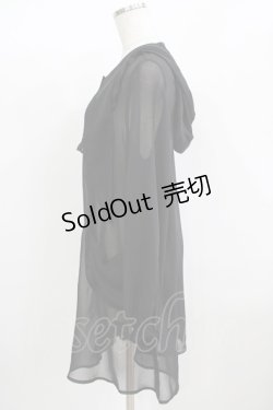 画像2: To Alice / 小悪魔フード付きアウター M ブラック H-25-12-09-040-LO-TO-NS-ZH