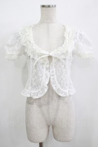 Innocent World / オリジナルレースボレロ M オフ H-25-12-09-041-IW-TO-NS-ZH