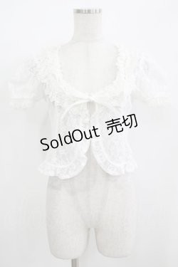 画像1: Innocent World / オリジナルレースボレロ M オフ H-25-12-09-041-IW-TO-NS-ZH