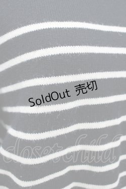 画像4: Fi.n.t / フレンチボーダーニットプルオーバー Free BLACK H-25-12-09-045-CA-TO-NS-ZH