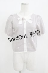 evelyn / 半袖ハートニット Free ピンク H-25-12-09-048-LO-TO-NS-ZH