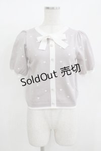 evelyn / 半袖ハートニット Free ピンク H-25-12-09-048-LO-TO-NS-ZH