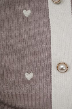 画像4: evelyn / 半袖ハートニット Free ピンク H-25-12-09-048-LO-TO-NS-ZH