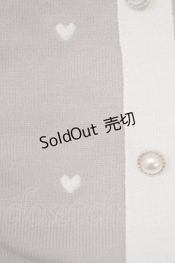 画像4: evelyn / 半袖ハートニット Free ピンク H-25-12-09-048-LO-TO-NS-ZH