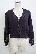 an another angelus / フレームローズ釦ニットカーディガン Free Navy H-25-12-09-050-CA-TO-NS-ZH
