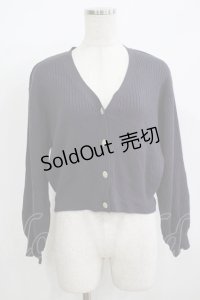 an another angelus / フレームローズ釦ニットカーディガン Free Navy H-25-12-09-050-CA-TO-NS-ZH