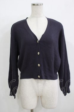 画像1: an another angelus / フレームローズ釦ニットカーディガン Free Navy H-25-12-09-050-CA-TO-NS-ZH