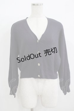 画像1: an another angelus / フレームローズ釦ニットカーディガン Free Navy H-25-12-09-050-CA-TO-NS-ZH