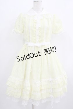 画像1: Angelic Pretty / マーガレットドールワンピース Free イエロー H-25-12-09-005-AP-OP-NS-ZH