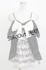 DearMyLove / レースリボントップス M ブラック H-25-12-09-053-EL-TO-NS-ZH