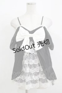 DearMyLove / レースリボントップス M ブラック H-25-12-09-053-EL-TO-NS-ZH