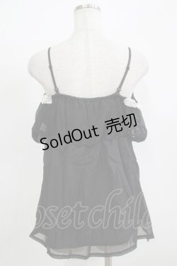 画像3: DearMyLove / レースリボントップス M ブラック H-25-12-09-053-EL-TO-NS-ZH