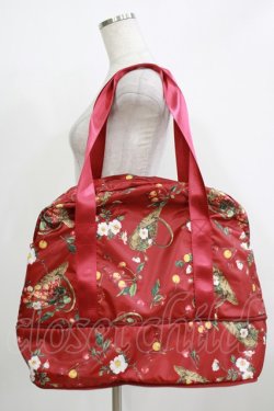画像2: PINK HOUSE / 野ばらとチェリー柄ボストンバッグ  レッド H-25-12-09-055-LO-BG-NS-ZH