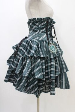 画像3: ATELIER PIERROT / ハリー・ポッター フリルコルセットスカート  スリザリン（グリーン） H-25-12-09-1033-EL-SK-KB-ZH