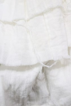 画像3: Dangerous nude / ストライプ切替ガーゼワンピース  アイボリー H-25-12-09-1038-PU-OP-KB-ZH