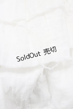 画像3: Dangerous nude / ストライプ切替ガーゼワンピース  アイボリー H-25-12-09-1038-PU-OP-KB-ZH