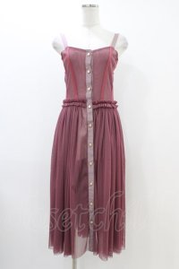 elements,H / チュールドレス  ピンク H-25-12-09-1039-PU-OP-KB-ZH