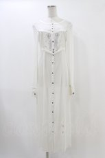 画像1: Rozen Kavalier / シアーロングカーディガン  白 H-25-12-09-1040-OO-TO-KB-ZT258 (1)