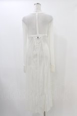 画像2: Rozen Kavalier / シアーロングカーディガン  白 H-25-12-09-1040-OO-TO-KB-ZT258 (2)