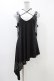 画像1: Qutie Frash / 肩ベルトアシメチュニック  黒 H-25-12-09-1041-QU-TO-KB-ZH (1)