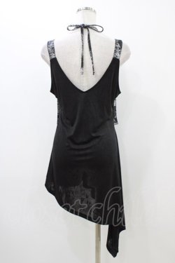 画像2: Qutie Frash / 肩ベルトアシメチュニック  黒 H-25-12-09-1041-QU-TO-KB-ZH