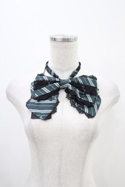 画像1: ATELIER PIERROT / ハリー・ポッター トリプルリボンタイ  スリザリン（グリーン） H-25-12-09-1006-EL-ZA-KB-ZH