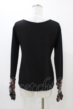 画像2: Qutie Frash / クロスインナーT  黒×赤 H-25-12-09-1047-QU-TO-KB-ZH