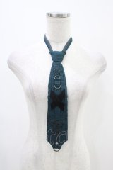 Ozz Croce / 刺繍ネクタイ  グリーン H-25-12-09-1007-OO-ZA-KB-ZH