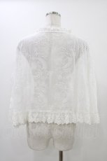 画像2: ATELIER PIERROT / レースケープ  ホワイト H-25-12-09-1052-EL-JA-KB-ZH (2)