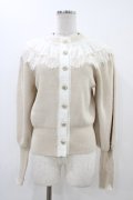 MR corset / レースニットカーディガン  ベージュ H-25-12-09-1053-PU-TO-KB-ZH