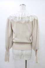画像2: MR corset / レースニットカーディガン  ベージュ H-25-12-09-1053-PU-TO-KB-ZH (2)