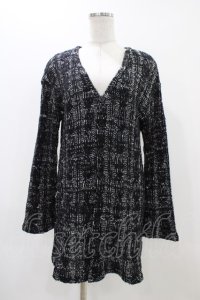 GADGET GROW / ニットカーディガン  黒 H-25-12-09-1055-GO-TO-KB-ZH