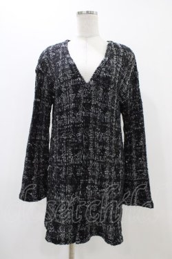 画像1: GADGET GROW / ニットカーディガン  黒 H-25-12-09-1055-GO-TO-KB-ZH