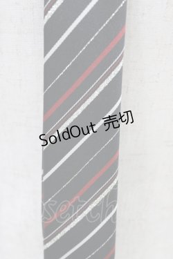 画像2: PEACE NOW / レジメンタルストライプネクタイ  ブラック/レッド H-25-12-09-1010-PU-ZA-NS-ZH