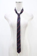 PEACE NOW / レジメンタルストライプネクタイ  ブラック/ピンク H-25-12-09-1011-PU-ZA-NS-ZH