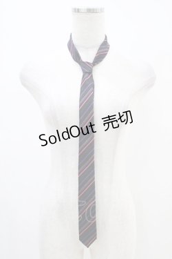 画像1: PEACE NOW / レジメンタルストライプネクタイ  ブラック/ピンク H-25-12-09-1011-PU-ZA-NS-ZH