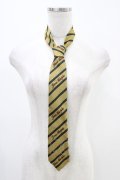 Jane Marple / レジメンタルストライプネクタイ  マスタード H-25-12-09-1012-JM-ZA-KB-ZH