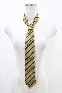 画像1: Jane Marple / レジメンタルストライプネクタイ  マスタード H-25-12-09-1012-JM-ZA-KB-ZH