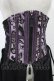 画像4: Qutie Frash / ロングオーバーコルセット  黒×紫 H-25-12-09-1013-QU-ZA-KB-ZH (4)