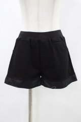 Qutie Frash / 切替ショートパンツ  黒 H-25-12-09-1015-QU-PA-KB-ZH