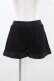 画像1: Qutie Frash / 切替ショートパンツ  黒 H-25-12-09-1015-QU-PA-KB-ZH (1)