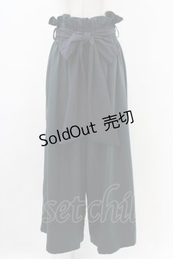 画像1: Qutie Frash / ハイウエストワイドパンツ  グリーン H-25-12-09-1016-QU-PA-KB-ZH