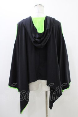 画像2: Qutie Frash / チャイナポンチョ  ネオングリーン H-25-12-09-1019-QU-JA-KB-ZH