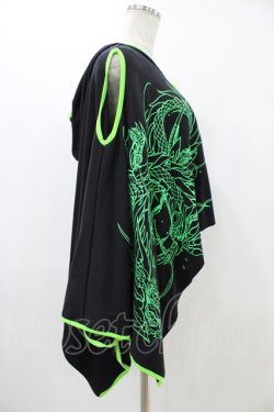 画像3: Qutie Frash / チャイナポンチョ  ネオングリーン H-25-12-09-1019-QU-JA-KB-ZH