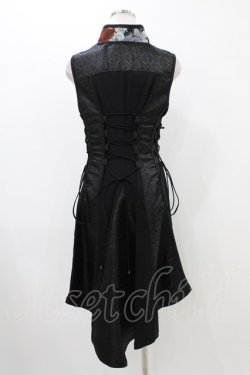 画像2: Qutie Frash / チャイナチュニック  黒×赤 H-25-12-09-1020-QU-TO-KB-ZH